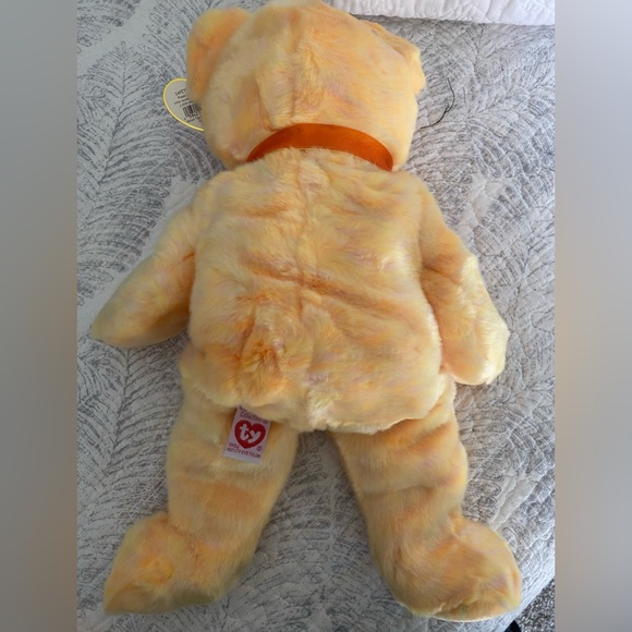 🧡 RETIRED MATCHING SET. Beanie BUDDY Bear “Sunny” & Beanie BABY Bear “Sunny”. - Picture 13 of 16